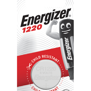 ENERGIZER ® LITHIUM COIN CR1220 BATTERIES