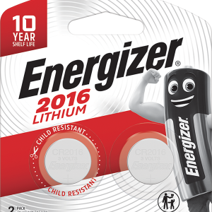 ENERGIZER ® LITHIUM COIN CR2016 BATTERIES