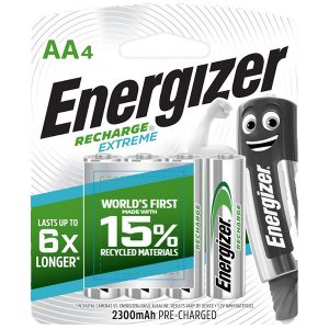 ENERGIZER RECHARGE® EXTREME AA BATTERIES