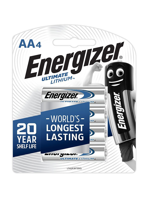 ENERGIZER® ULTIMATE LITHIUM™ AA BATTERIES