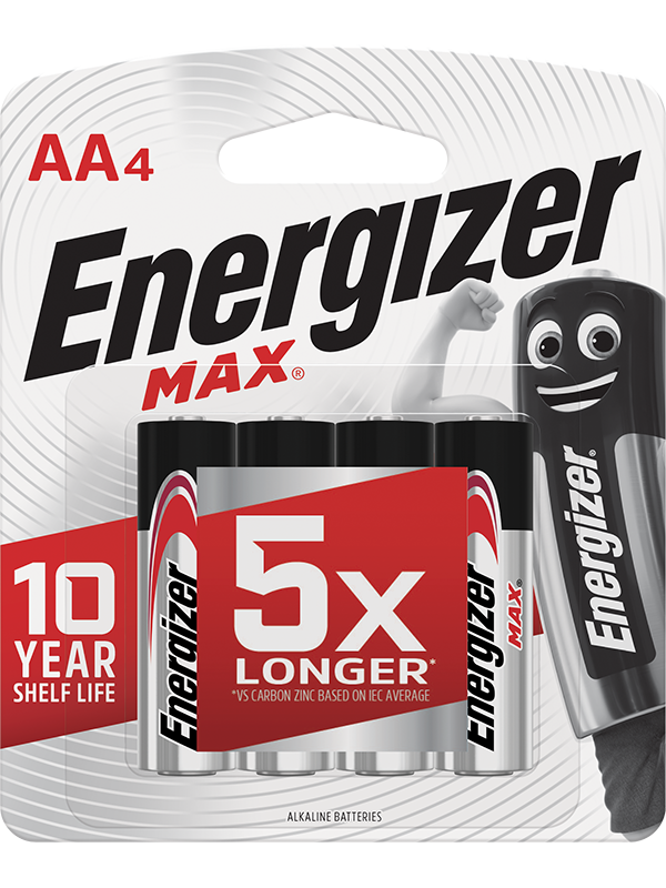 ENERGIZER MAX® AA BATTERIES